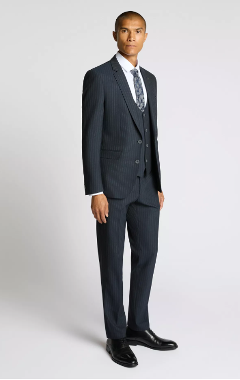Remus Uomo – Slim Fit – Lucian Navy Pinstripe Suit Jacket