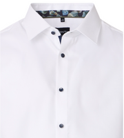 Venti – Modern Fit – Plain Structured Cotton Shirt