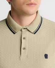 Remus Uomo – Long Sleeve Cotton Polo Shirt