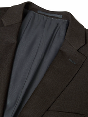 Daniel Grahame – Dark Brown – Damon Tapered Fit Wool Blend Suit Jacket