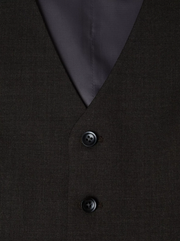 Daniel Grahame – Dark Brown – Damon Wool Blend Suit Waistcoat