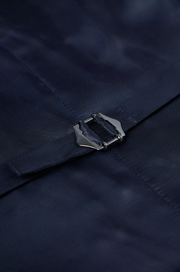 Daniel Grahame – Navy – Damon Pinstripe Wool Blend Suit Waistcoat