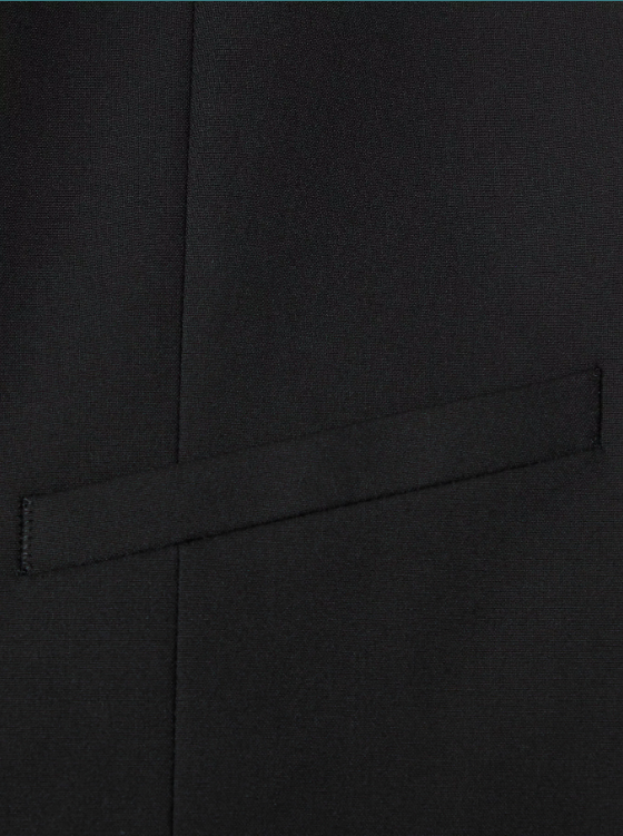 Remus Uomo – Black – Rino Slim Fit Stretch Waistcoat