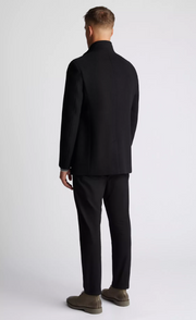 Remus Uomo – Black – Jonah Tapered Fit Wool-Blend Overcoat