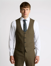 Remus Uomo – Green – Monza Slim Fit Stretch Waistcoat