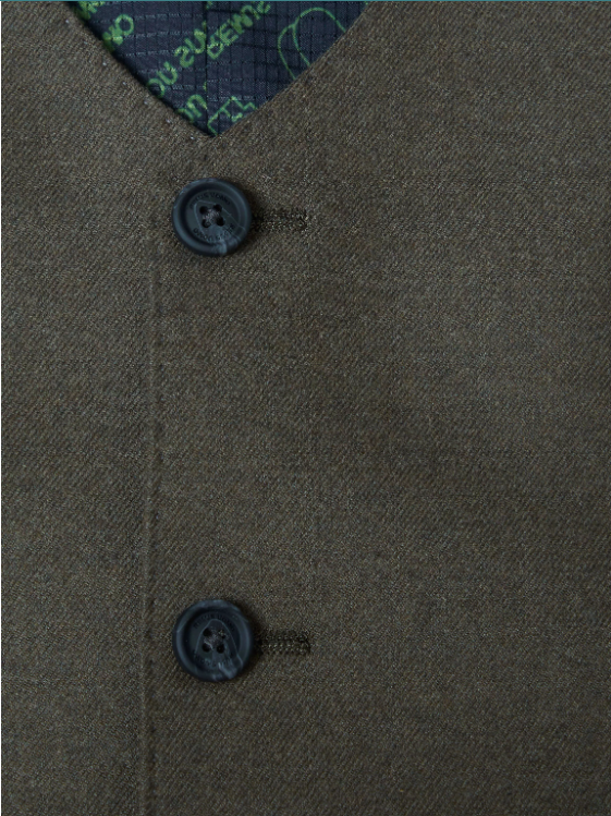 Remus Uomo – Green – Monza Slim Fit Stretch Waistcoat