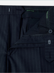 Remus Uomo – Navy – Lucian Slim Fit Pinstripe Wool Blend Suit Trousers