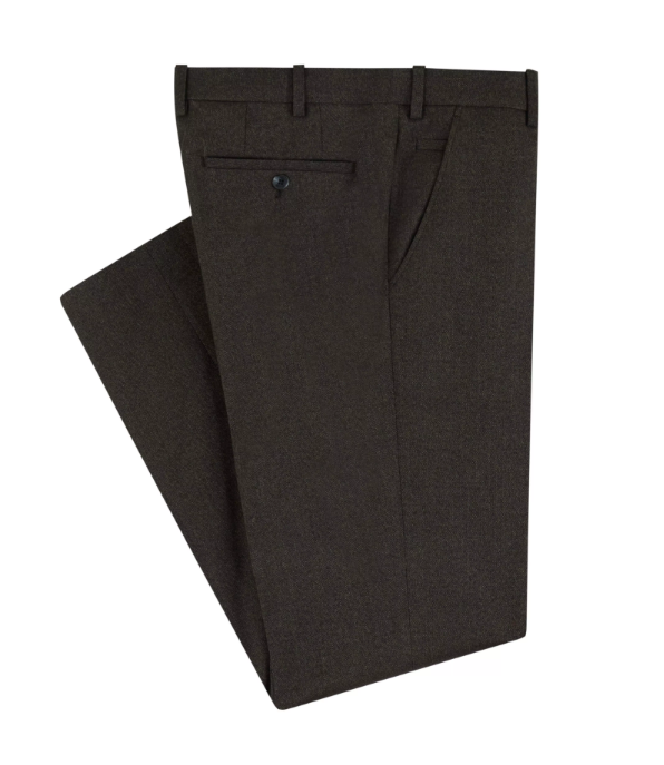 Remus Uomo – Dark Brown – Matteo Slim Fit Suit Trousers