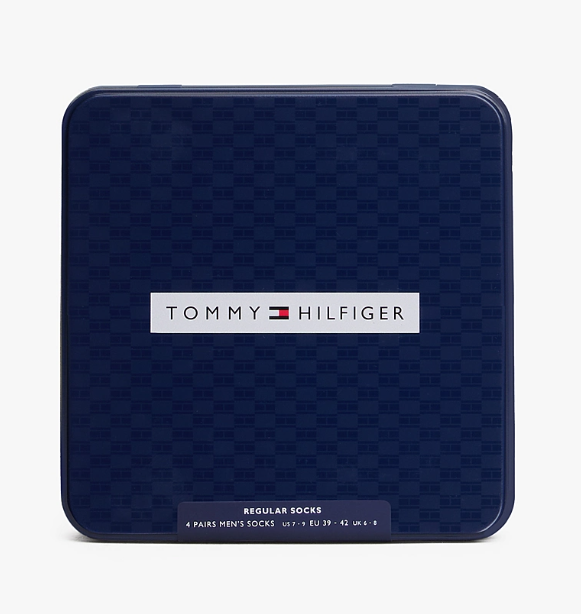 Tommy Hilfiger – 4-Pack – Navy -  Socks Gift Box