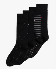 Tommy Hilfiger – 4-Pack – Black -  Socks Gift Box