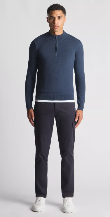 Remus Uomo – Tapered Fit – Half Zip Jumper