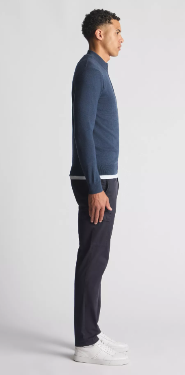 Remus Uomo – Tapered Fit – Long Sleeve Half Zip Sweater