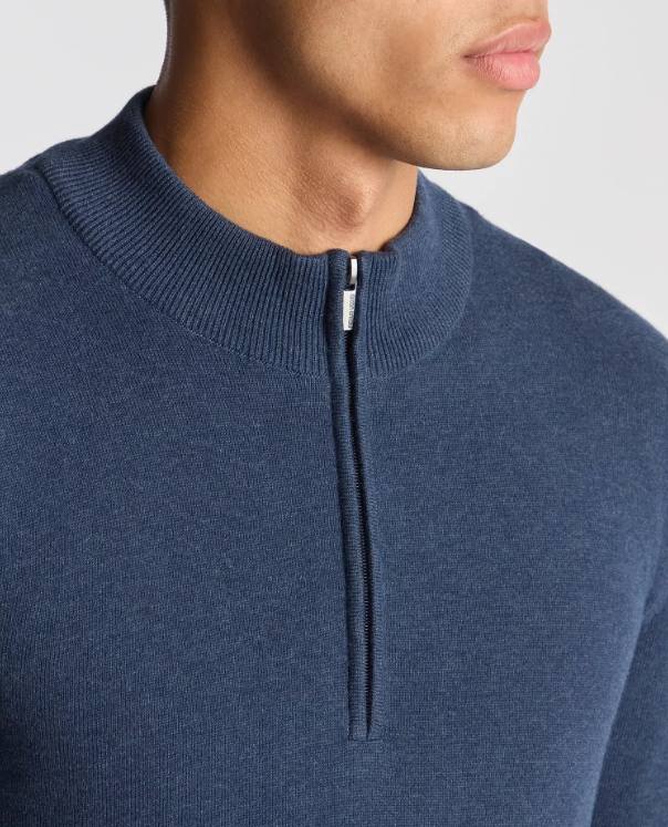 Remus Uomo – Tapered Fit – Long Sleeve Half Zip Sweater