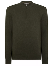 Remus Uomo – Tapered Fit – Long Sleeve Half Zip Sweater