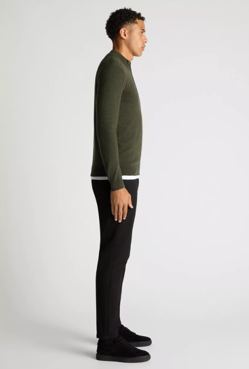 Remus Uomo – Tapered Fit – Long Sleeve Half Zip Sweater