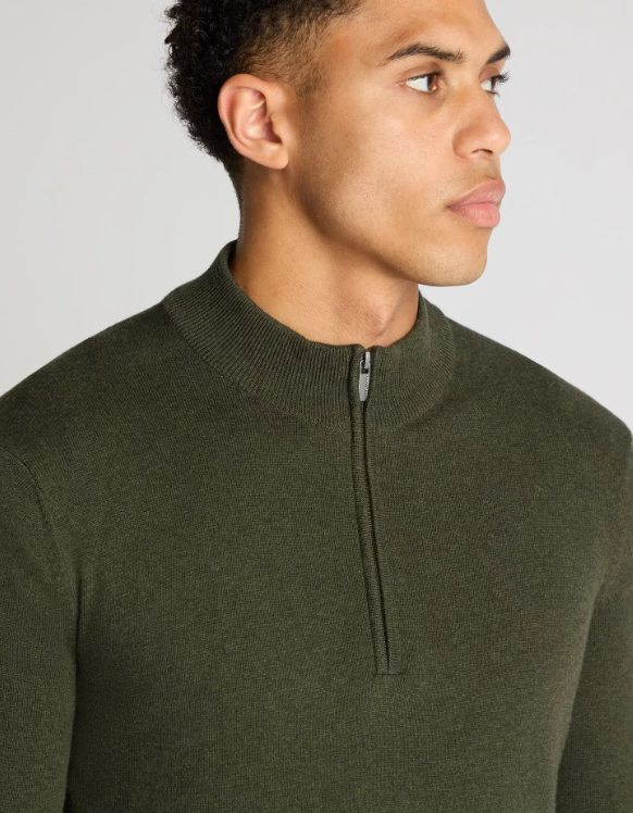 Remus Uomo – Tapered Fit – Long Sleeve Half Zip Sweater