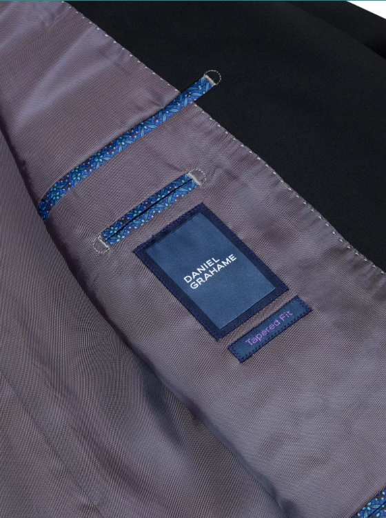 Daniel Grahame – Black Dale Tapered Fit Suit Jacket