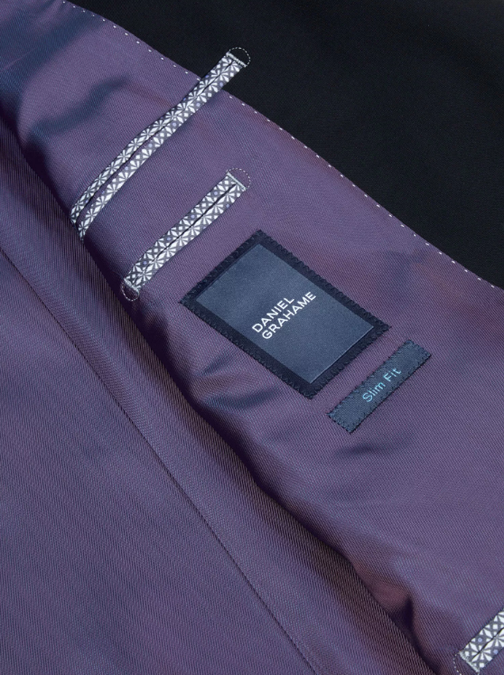 Daniel Grahame – Slim Fit – Dean Black Suit Jacket