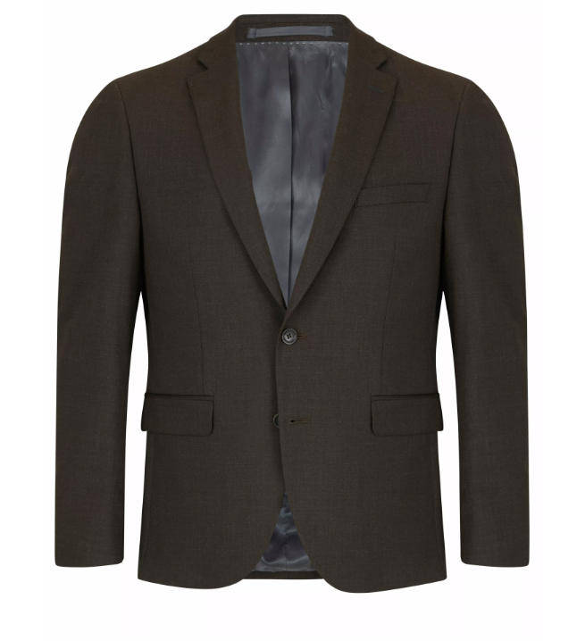 Daniel Grahame – Tapered Fit – Dark Brown Damon Mix &amp; Match Suit Jacket