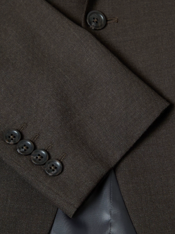 Daniel Grahame – Tapered Fit – Dark Brown Damon Mix &amp; Match Suit Jacket