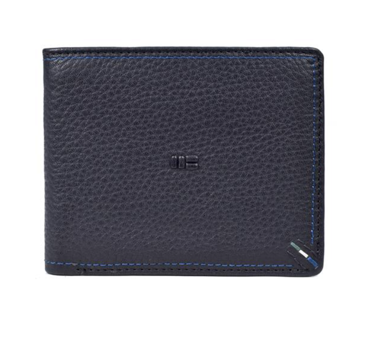 Hamburg Line – 11797 – Genuine Leather Wallet (Black / Brown)