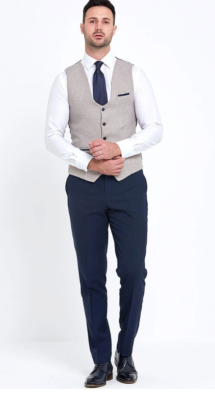 Benetti Simon Beige Waistcoat