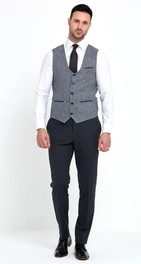 Benetti Simon Grey Waistcoat