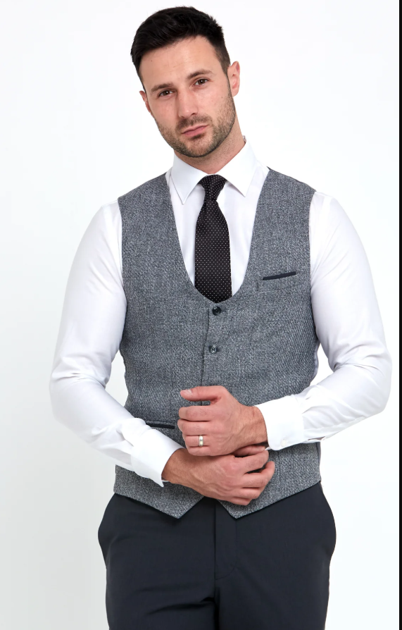 Benetti Simon Grey Waistcoat