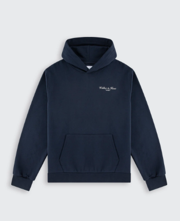 Walker &amp; Hunt – Atelier Hoodie – Navy