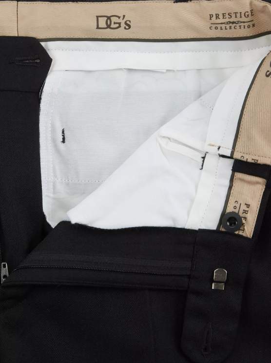 Prestige – San Vito – Black – Formal Trousers