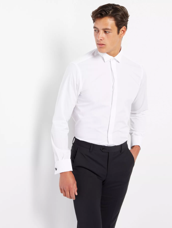 Remus Uomo – Seville – White – Long Sleeve Formal Shirt