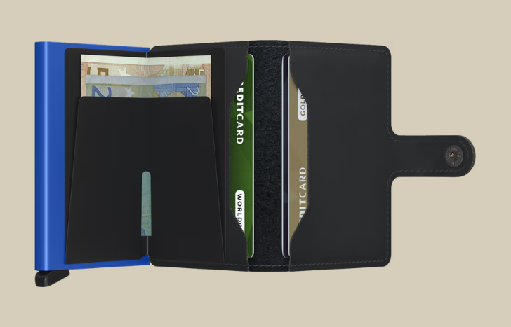Secrid – Miniwallet Matte – Black and Blue