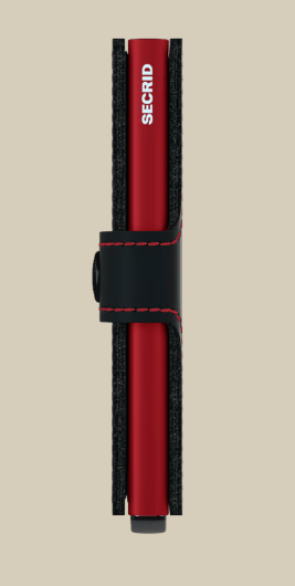 Secrid – Miniwallet Matte – Black and Red