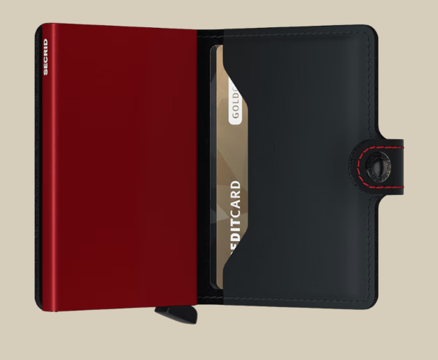 Secrid – Miniwallet Matte – Black and Red