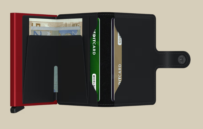 Secrid – Miniwallet Matte – Black and Red