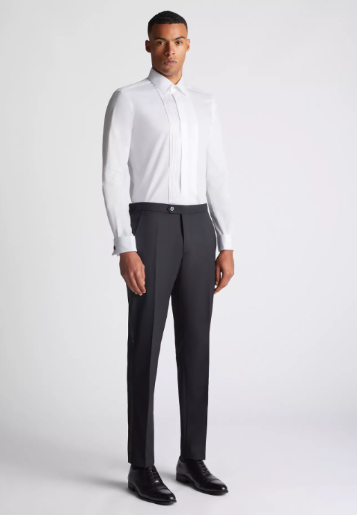Remus Uomo – Parker – White – Long Sleeve Formal Shirt