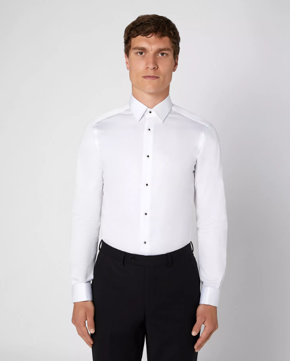 Remus Uomo – Rome – White – Long Sleeve Formal Shirt