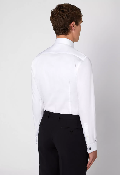 Remus Uomo – Rome – White – Long Sleeve Formal Shirt