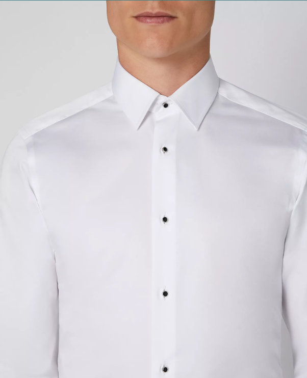 Remus Uomo – Rome – White – Long Sleeve Formal Shirt