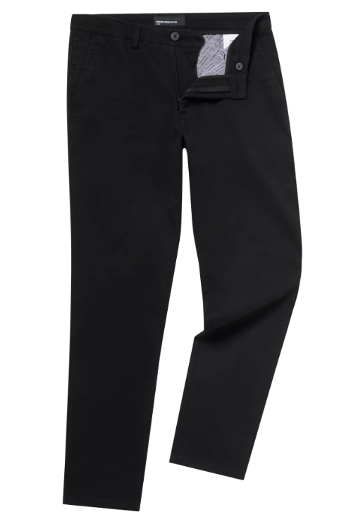 Remus Uomo – Eldon – Slim Leg Chinos - Black