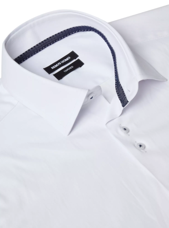Remus Uomo – Seville – White – Short Sleeve Shirt