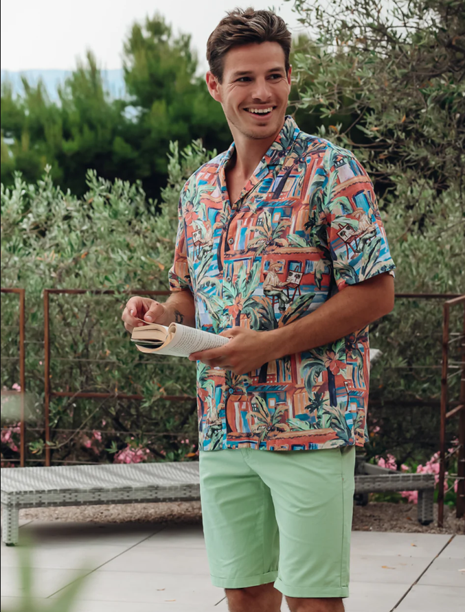 A Fish Named Fred – Bermuda Shorts – Green