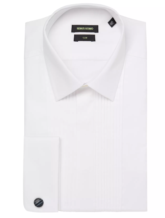 Remus Uomo – Rome – White – Long Sleeve Formal Shirt