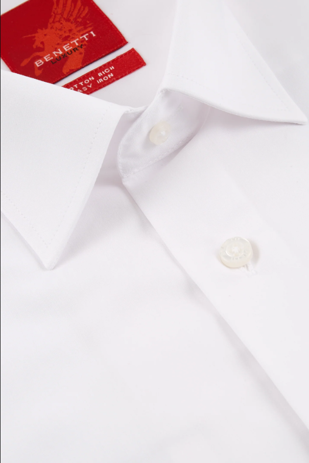 Benetti – White - Long Sleeve Shirt