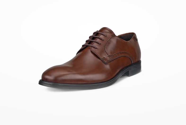 Melbourne – Brown Leather Derby Shoes
