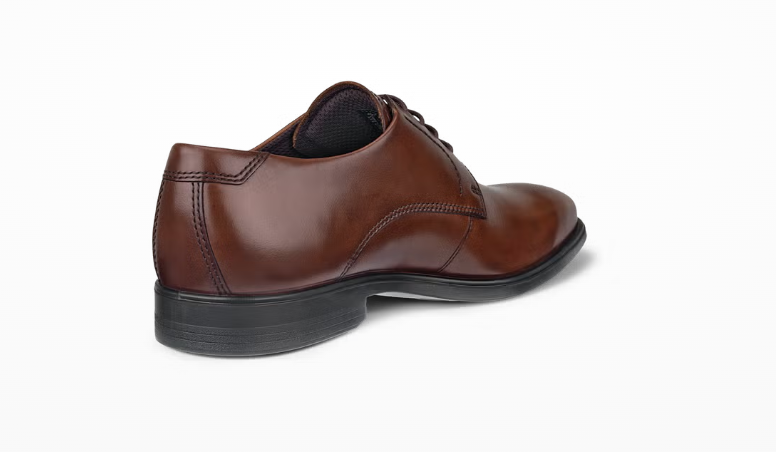 Melbourne – Brown Leather Derby Shoes