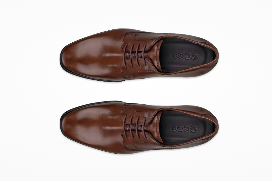 Melbourne – Brown Leather Derby Shoes