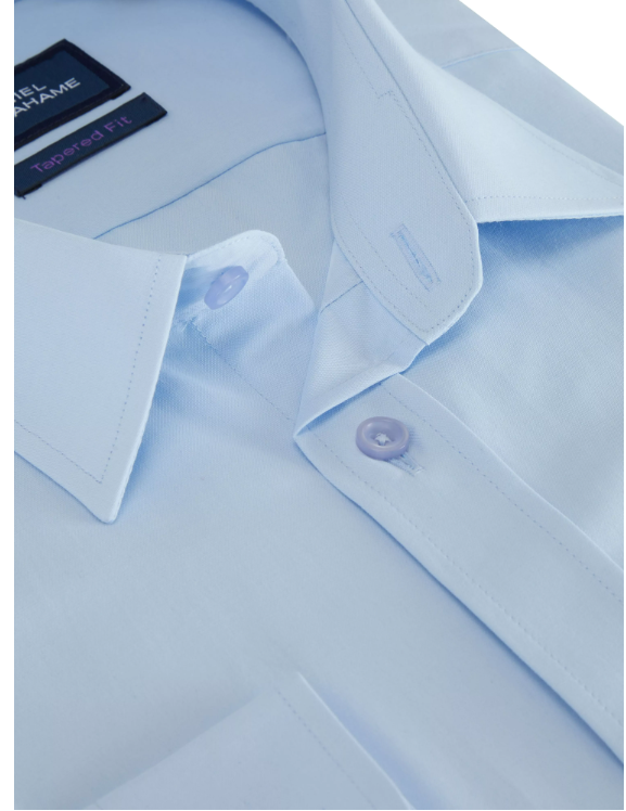 Daniel Grahame – Tapered Fit – White/Pink/Blue – Clarke Long Sleeve Formal Shirt