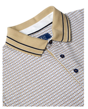 DG’s Drifter – Regular Fit – Blue / Light Brown – Short Sleeve Polo