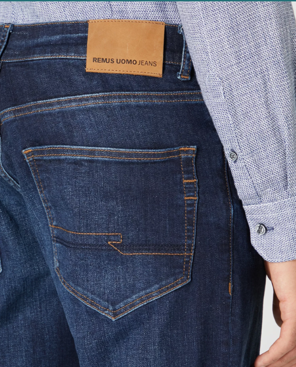 Remus Uomo – Straight Leg – Navy – Rogan Power Stretch Jeans